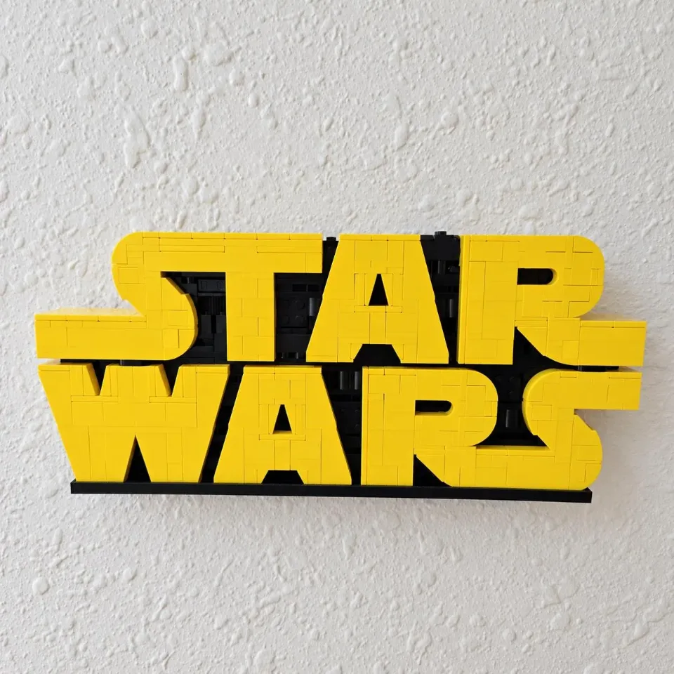 Wall Mount for Brick-Built Star Wars™ Logo (75407)