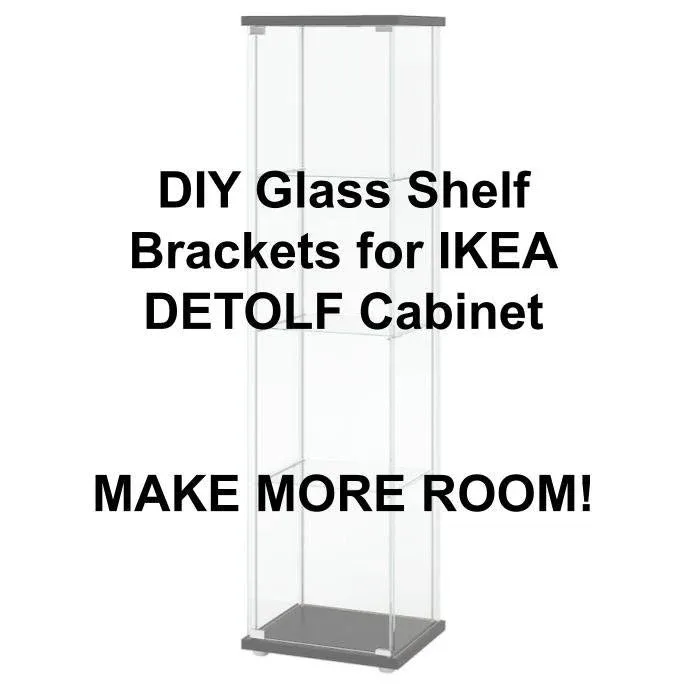 IKEA Detolf — additional shelf brackets