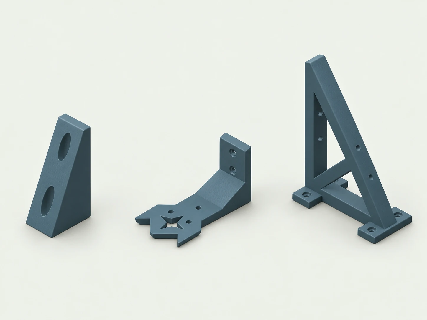 Multi-part tray mounts