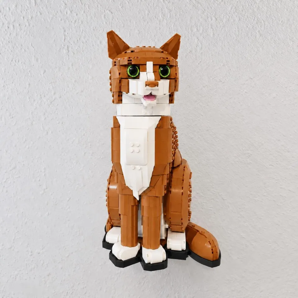 Orange Cat (21376) — tray wall mount