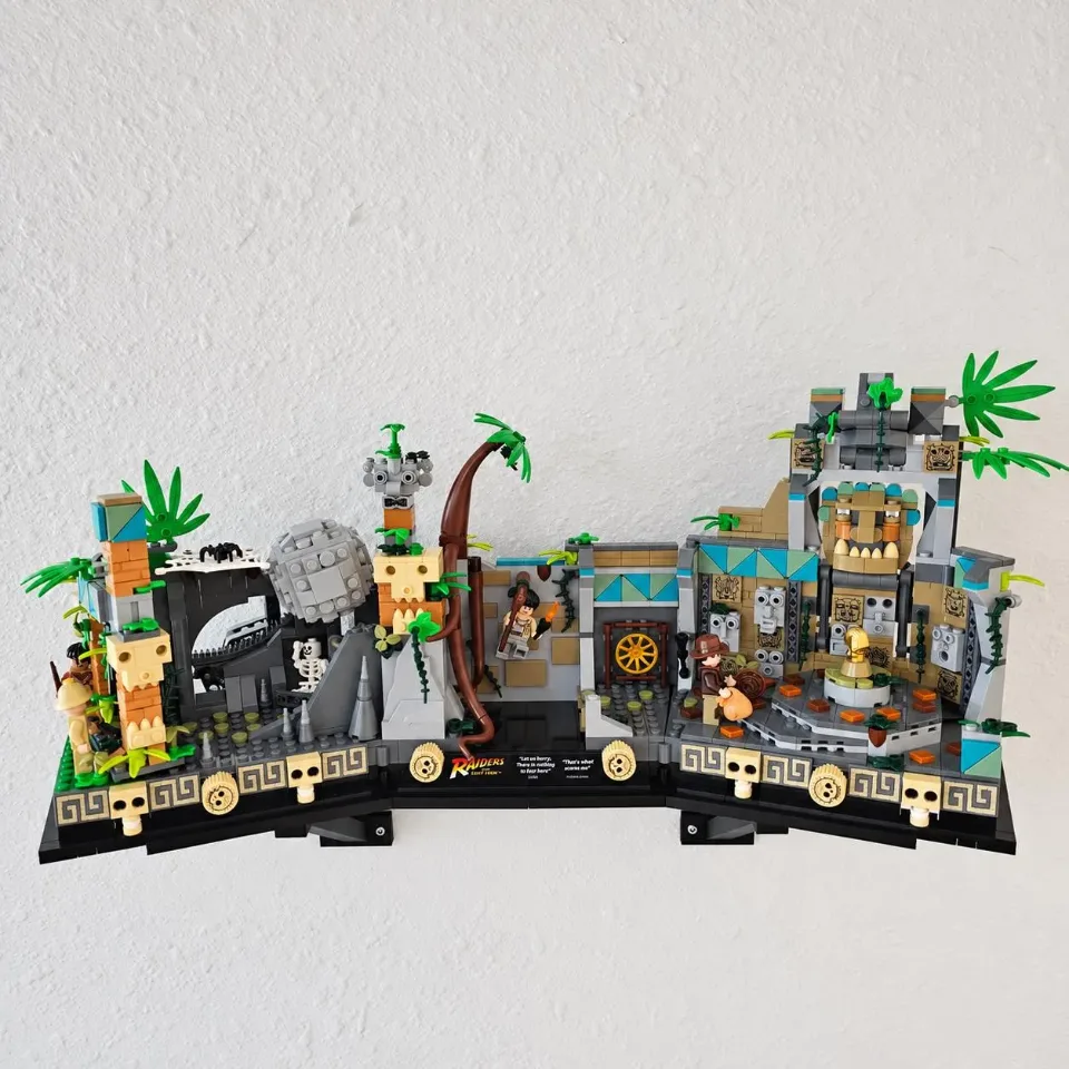 Wall Mount for LEGO® Temple of the Golden Idol (77015)
