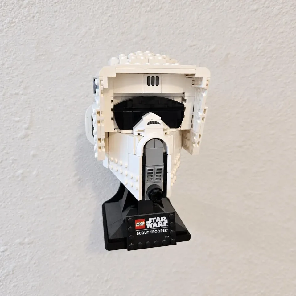 Wall Mount for LEGO® Scout Trooper™ Helmet (75305)