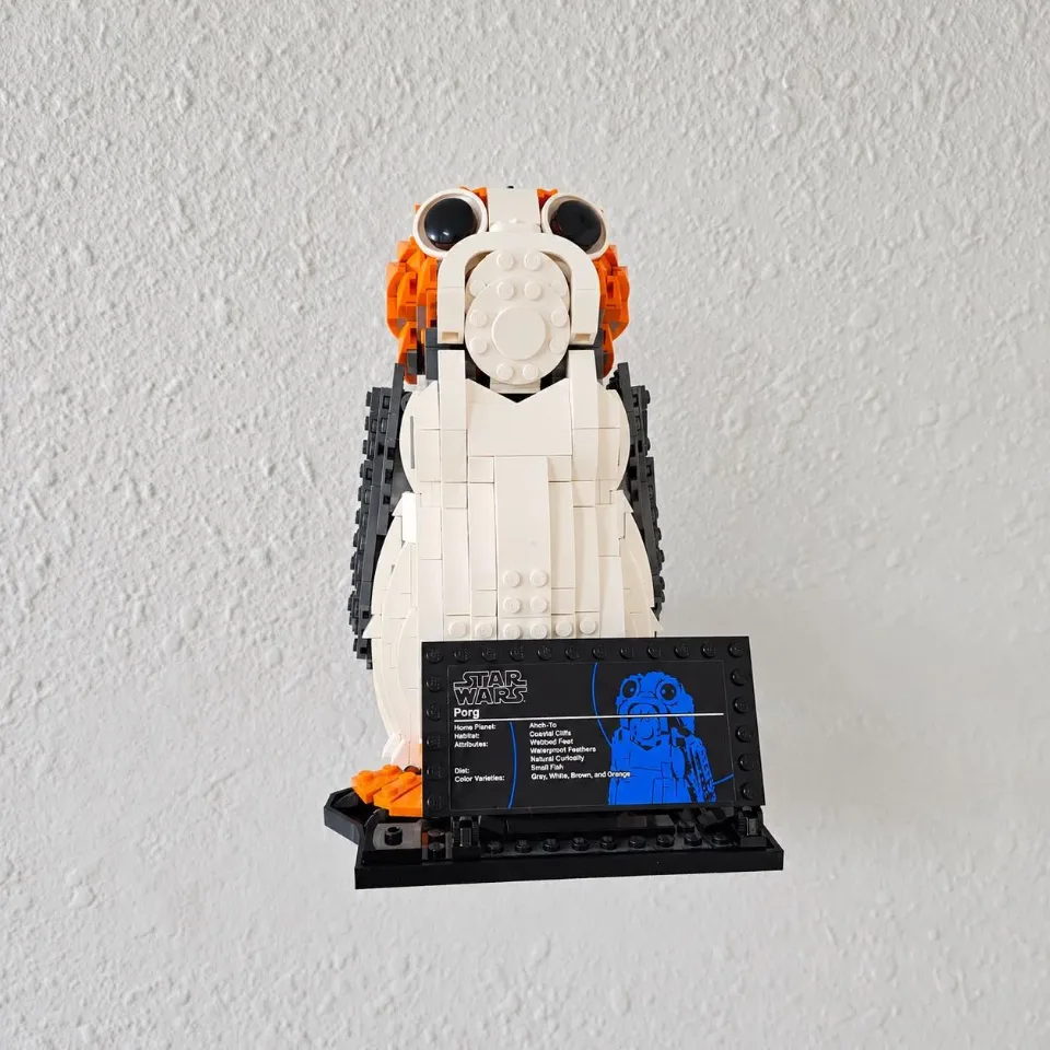 Wall Mount for LEGO® Porg™ (75230)