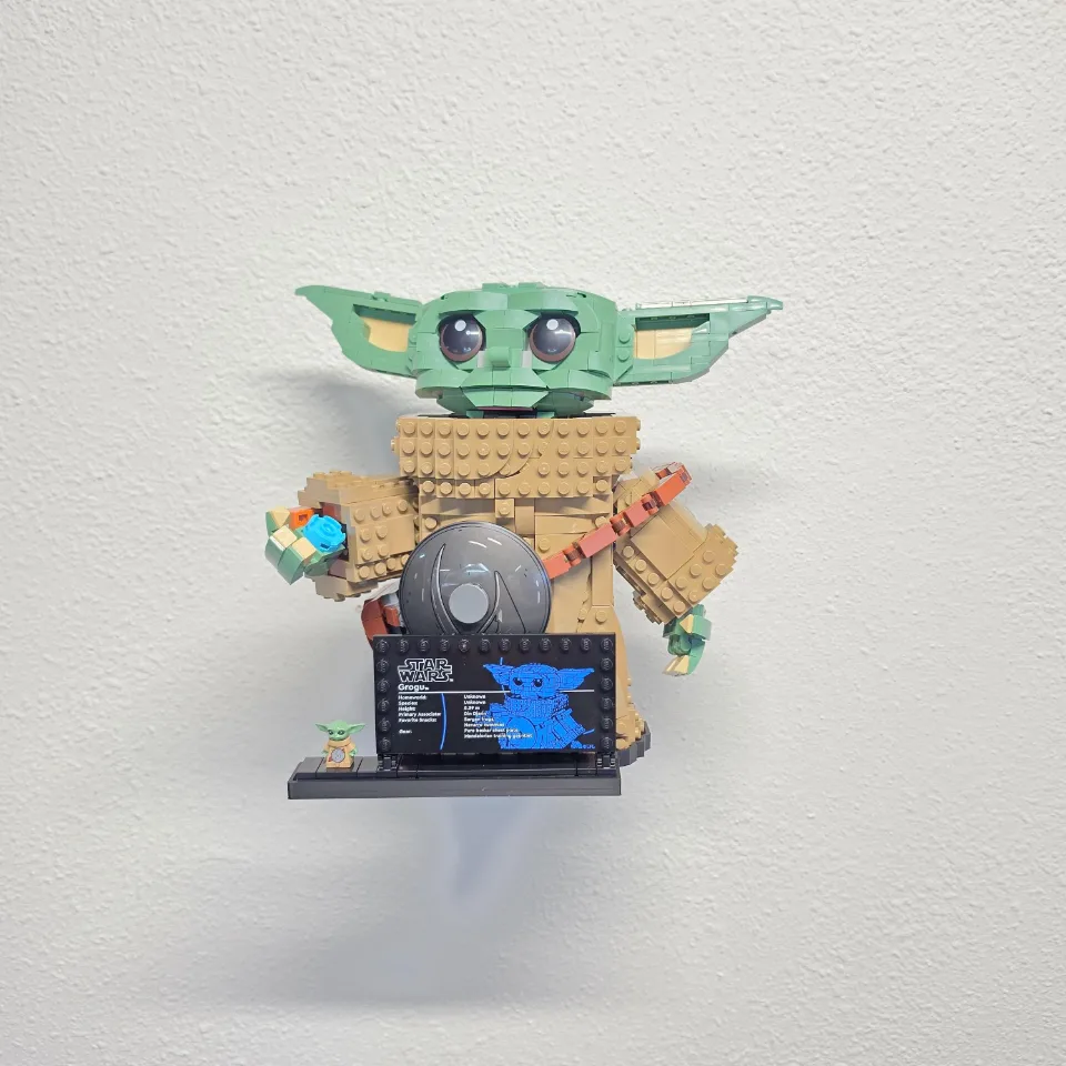 Grogu, Mandalorian Apprentice (75446) — tray wall mount