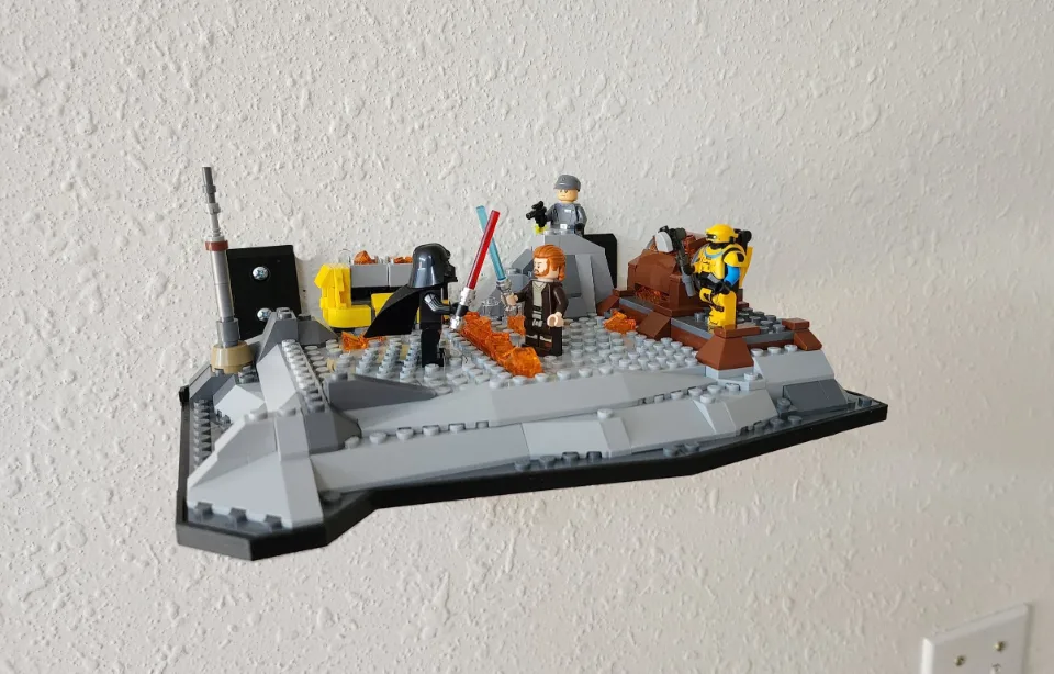 Wall Mount for LEGO® Obi-Wan Kenobi™ vs. Darth Vader™ (75334)
