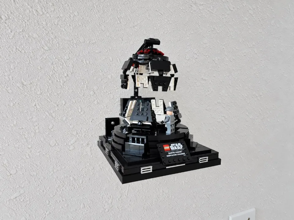 Wall Mount for LEGO® Darth Vader Meditation Chamber (75296)